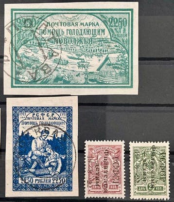 Russie 1921/1922 - Aide alimentaire dans la région de la