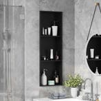 vidaXL Douche Niche Zwart 92 x 32 x 10 cm Roestvrij staal, Bricolage & Construction, Verzenden
