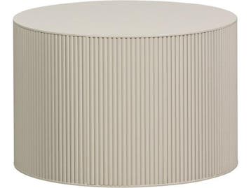 Veiling - WOOOD Sanne Bijzettafel - Antique Beige, Huis en Inrichting, Tafels | Bijzettafels, Nieuw