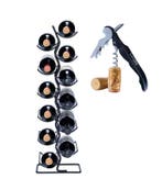 Lendo Online Porte-bouteilles Vin 12 Bouteilles Métal Noir, Nieuw