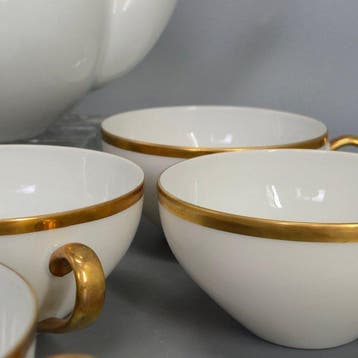 Arzberg Porzellan Teeservice – Edles Set mit Goldrand -