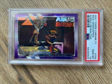 2021 Topps Formula 1 Max Verstappen #154 Purple Refractor -, Nieuw