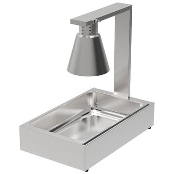Warmhoudbrug | RVS | 1/1 GN | 250W | Incl. Lamp |, Verzenden, Nieuw in verpakking