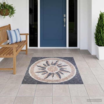 vidaXL Mozaïek Tegels Zonpatroon Multikleur 120 x 120 cm, Verzenden, Nieuw