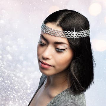 Zilveren Wimpers Glitter, Verzenden, Nieuw