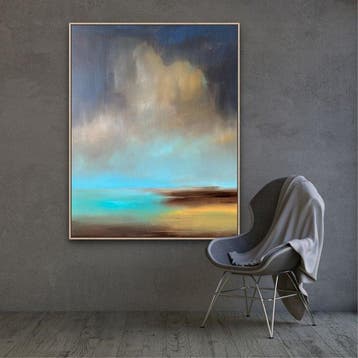 Anna Pavlenko (1984) - Meer Abstrakte Original Landschaft