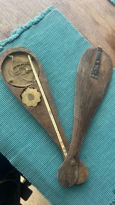 Balans of weegschaal - Verguld messing, Antiquités & Art, Antiquités | Ustensiles de cuisine