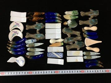 Japanese - Beeld, Vintage Japanese Chopstick Rests, Antiek en Kunst