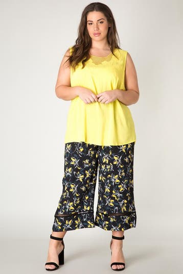 Broek Yesta Jasmine print2Maat 46/48 (XL) of groter, Verzenden, Nieuw, Maat 46/48 (XL) of groter, Overige kleuren