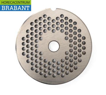 Plaque en acier inoxydable HCB pour hachoir, calibre 22, 4, Verzenden