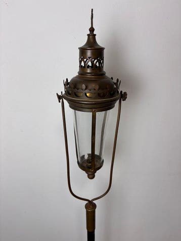 Altaarstuk - Messing, Brons, Glas, Hout - 1850-1900 -