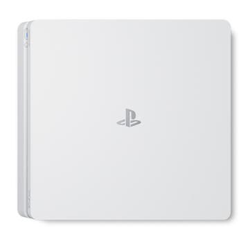 Playstation 4 Slim 500GB Glacier White (PS4 Spelcomputers), Ophalen of Verzenden, Zo goed als nieuw