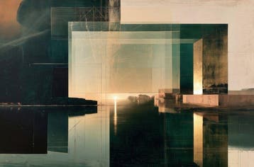 Lea Ottavi - Emerald Light Reflection · XXL · Hand signed