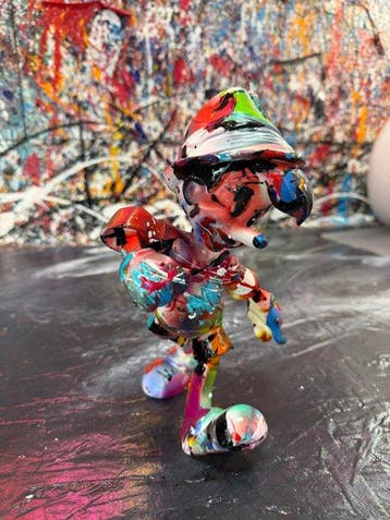 michele socionovo - Pinocchio Amour Abstrait