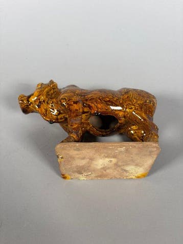 Oud Chinees, Tang-dynastie Terracotta rundvlees - 20 cm