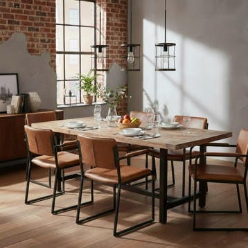 Industriële lampen Benson Hanglamp Zwart Brons, Verzenden