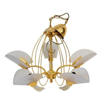 Lampe à suspendre - araignée - Laiton, Cristal - Design