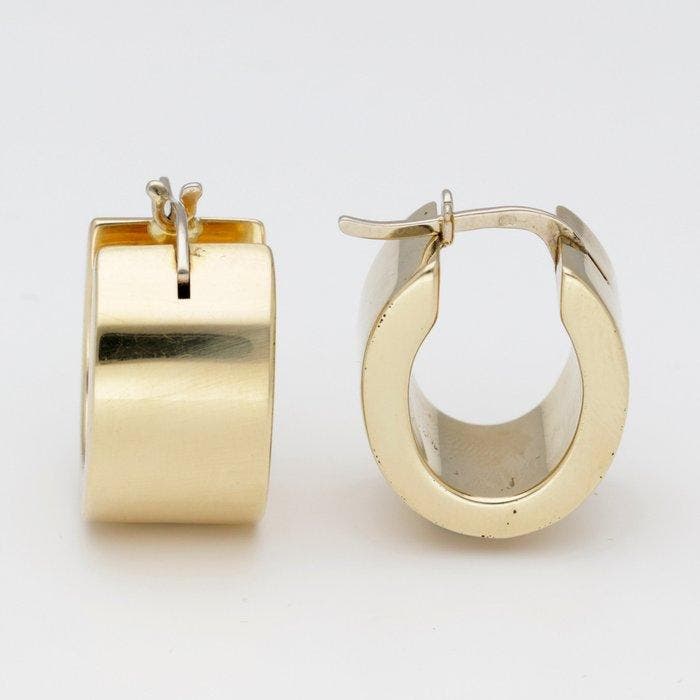Oorbellen - 18 karaat Geel goud, Bijoux, Sacs & Beauté, Boucles d'oreilles