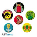 Jurassic Park Icons Badge Pack (6x), Collections, Ophalen of Verzenden