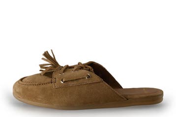 Manfield Pantoffels in maat 39 Bruin, Verzenden, Pantoffels of Sloffen