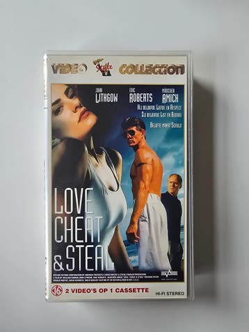 FILMBOX / LOVE CHEAT & STEAL / FIRESTORM (VHS), Gebruikt