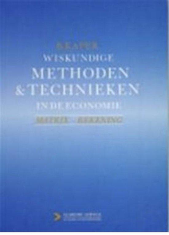 Wiskundige Methoden & Techn. in Economie 2 Matrix-Rekenen, Boeken, Economie, Management en Marketing, Gelezen, Verzenden
