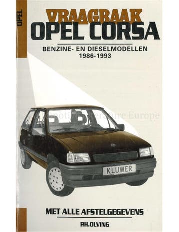 1986 - 1993 OPEL CORSA BENZINE | DIESEL VRAAGBAAK