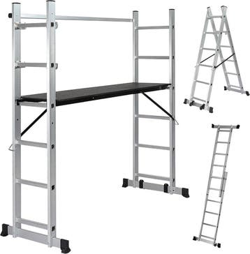 Steiger - Multifuncitionele ladder - Ladderrek - Werkplatfor, Verzenden, Nieuw