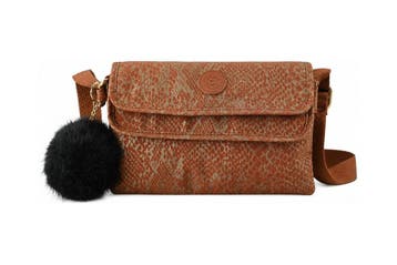Kipling Handtas Bruin, Verzenden, Zo goed als nieuw, Bruin