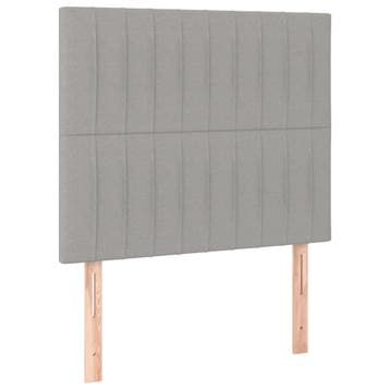 Set Hoofdborden 80cm grijs: Tweede kansje, 34% korting!, Verzenden