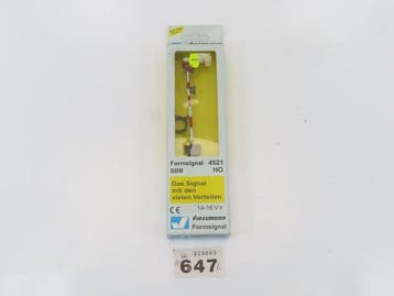 Viessmann H0 - 4521 - Signaux (1) - SBB Semafoor à deux bras, Hobby en Vrije tijd, Modeltreinen | H0, Nieuw