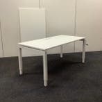 Slingerbureau 180x80 cm, hoogst verstelbaar 62-90 cm, wit, Huis en Inrichting, Bureaus, In hoogte verstelbaar, Gebruikt