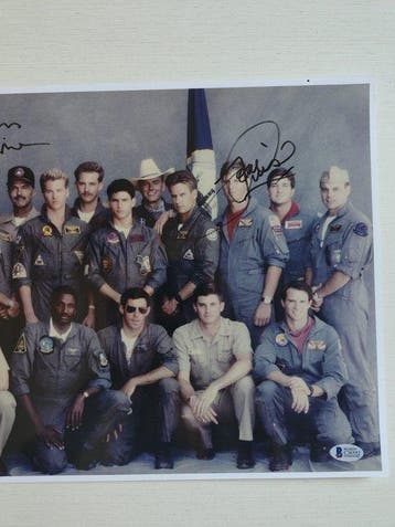 Top Gun - Tom Cruise & Val Kilmer – Dual Signed Photo 18x12, Collections