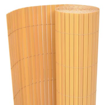 vidaXL Tuinhek Geel 150 x 300 cm PVC, Verzenden