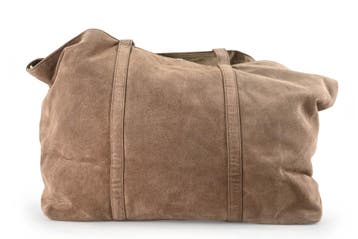 Manfield Schoudertas Bruin, Handtassen en Accessoires, Tassen | Damestassen, Verzenden, Zo goed als nieuw, Bruin