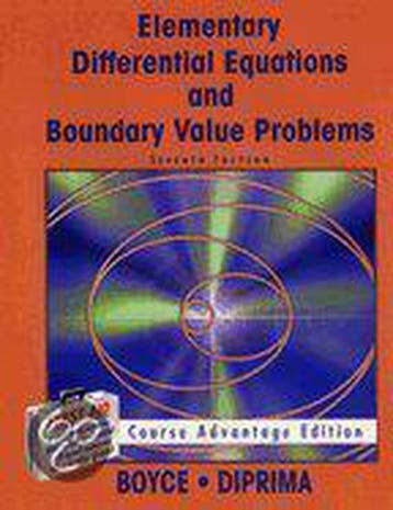 Elementary Differential Equations And Boundary Value, Verzenden