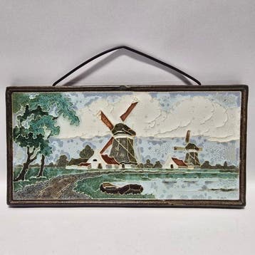 Carreau - De Porceleyne Fles, Delft - Cloisonné tegel -