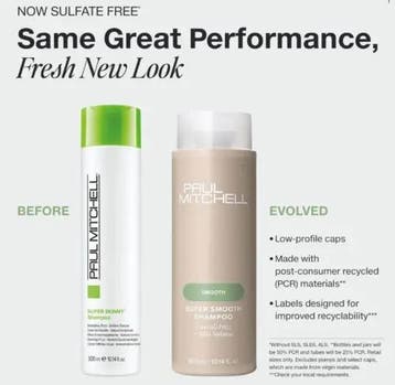 Paul Mitchell Super Smooth Shampoo, Verzenden, Nieuw, Shampoo of Conditioner