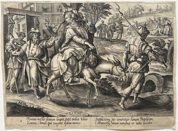 Marten De Vos (1532-1603), after - Femina mesta domum