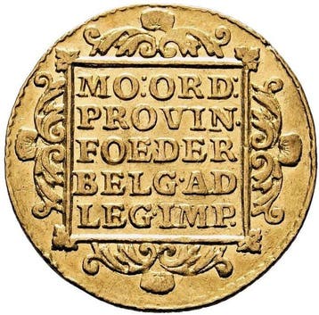 Pays-Bas, Hollande Gouden Enkele Dukaat 1749; met rozet R3