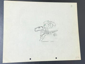 Walt Disney - Ambrose Productietekening - The Robber Kitten, Nieuw