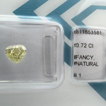 Zonder minimumprijs - 1 pcs Diamant (Natuurlijk gekleurd) -, Bijoux, Sacs & Beauté, Pierres précieuses