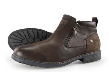 Bugatti Enkellaarzen in maat 45 Bruin, Kleding | Heren, Schoenen, Bugatti, Bruin, Verzenden, Overige typen