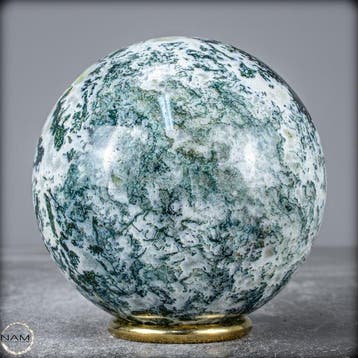 Topkwaliteit Natuurlijke Zeer Artistieke Mosagaat Sphere-