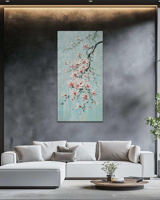 Clelia - Magnolia Cascade, Antiquités & Art, Art | Peinture | Moderne