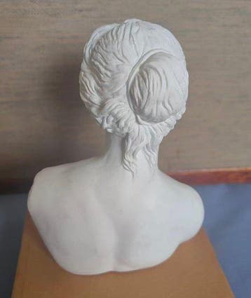 Hars, Klassieke Damebuste Beeld - 14 cm (Zonder