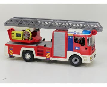 Playmobil 4819 Brandweerkazerne met 4820 4822 4824 4825 5..., Ophalen of Verzenden, Gebruikt