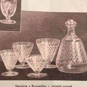Baccarat - Karaf - Bruxelles - Kristal, Antiek en Kunst