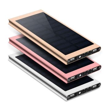 Externe 30.000mAh Solar Charger Powerbank Zonnepaneel, Telecommunicatie, Verzenden, Nieuw, Stuff Certified®