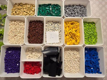 Lego Onderdelen - Partij lego onderdelen in soorten en, Kinderen en Baby's, Nieuw